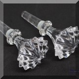 G11. Pair of Marquis by Waterford wine stoppers. - $$18 for pair 